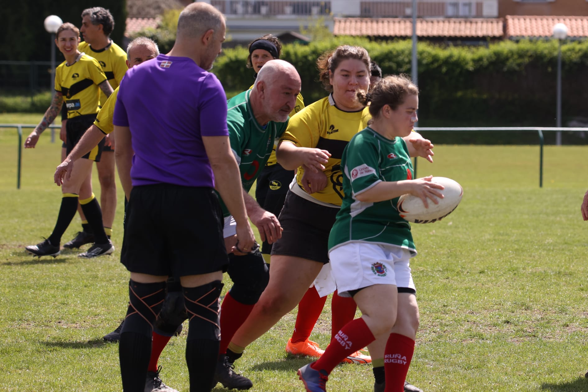 Buen juego en la cita de Liga Bultza celebrada en Pamplona el 16 de abril
